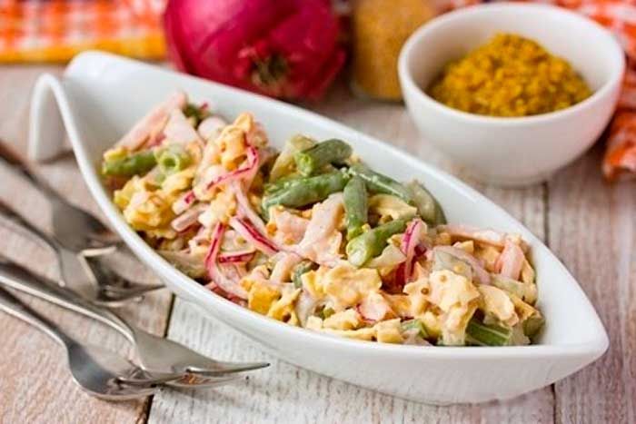 Салат «Грандж» с пикантной заправкой