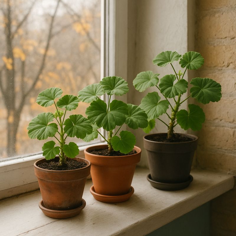 Важные советы по уходу за пеларгониями в ноябре