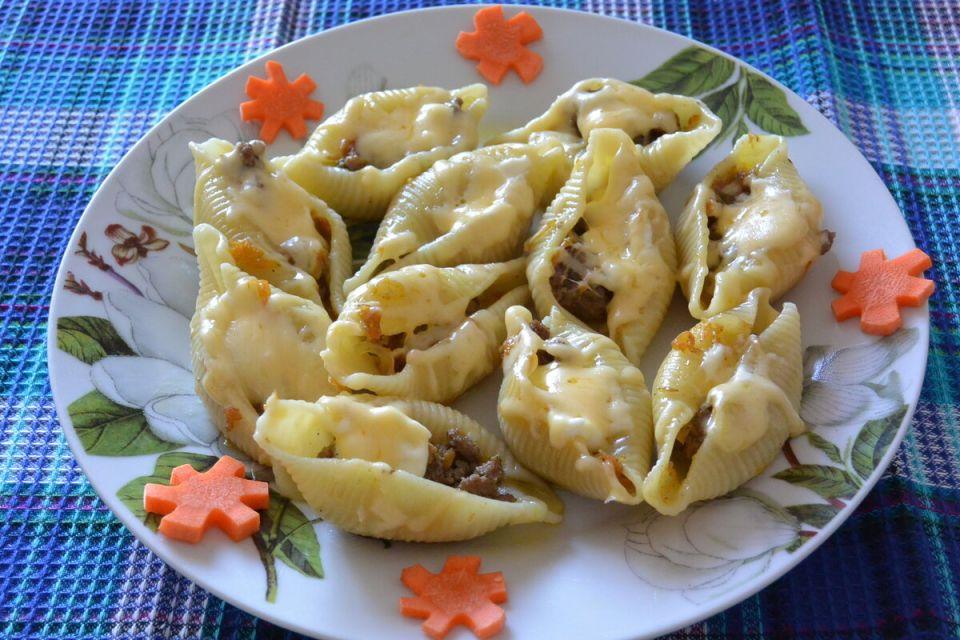 Конкильони с мясным фаршем: погрузитесь в мир кулинарного вдохновения