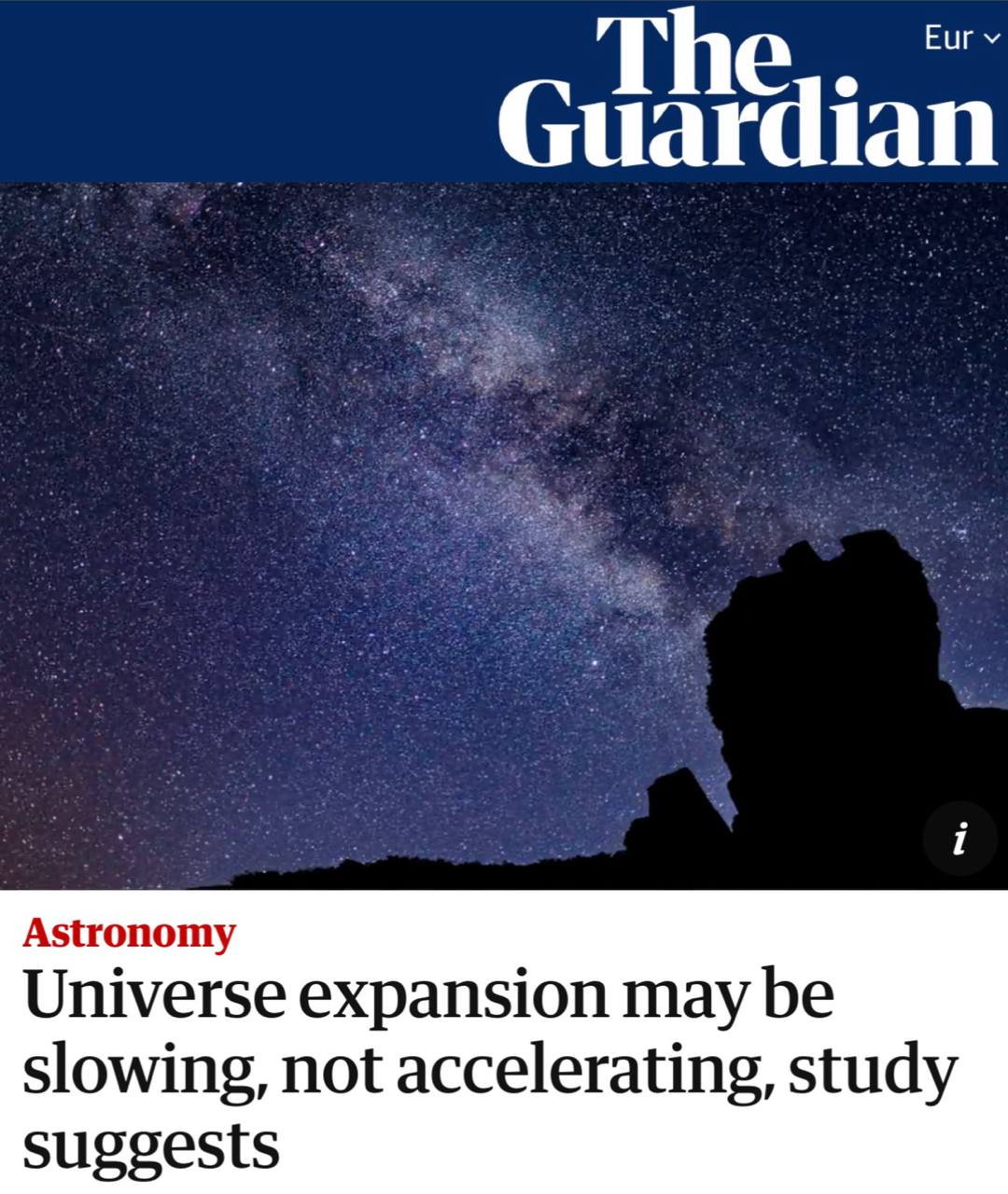 «Исследование показывает, что расширение Вселенной может замедляться, а не ускоряться»: Ученые предупреждают, что Вселенная может схлопнуться в любой момент