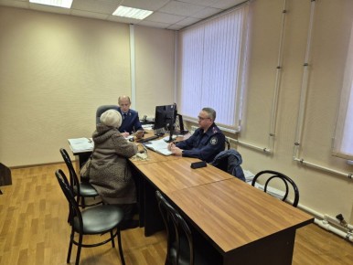 Руководитель Котласского межрайонного следственного отдела регионального следственного управления СК России провел личный прием граждан