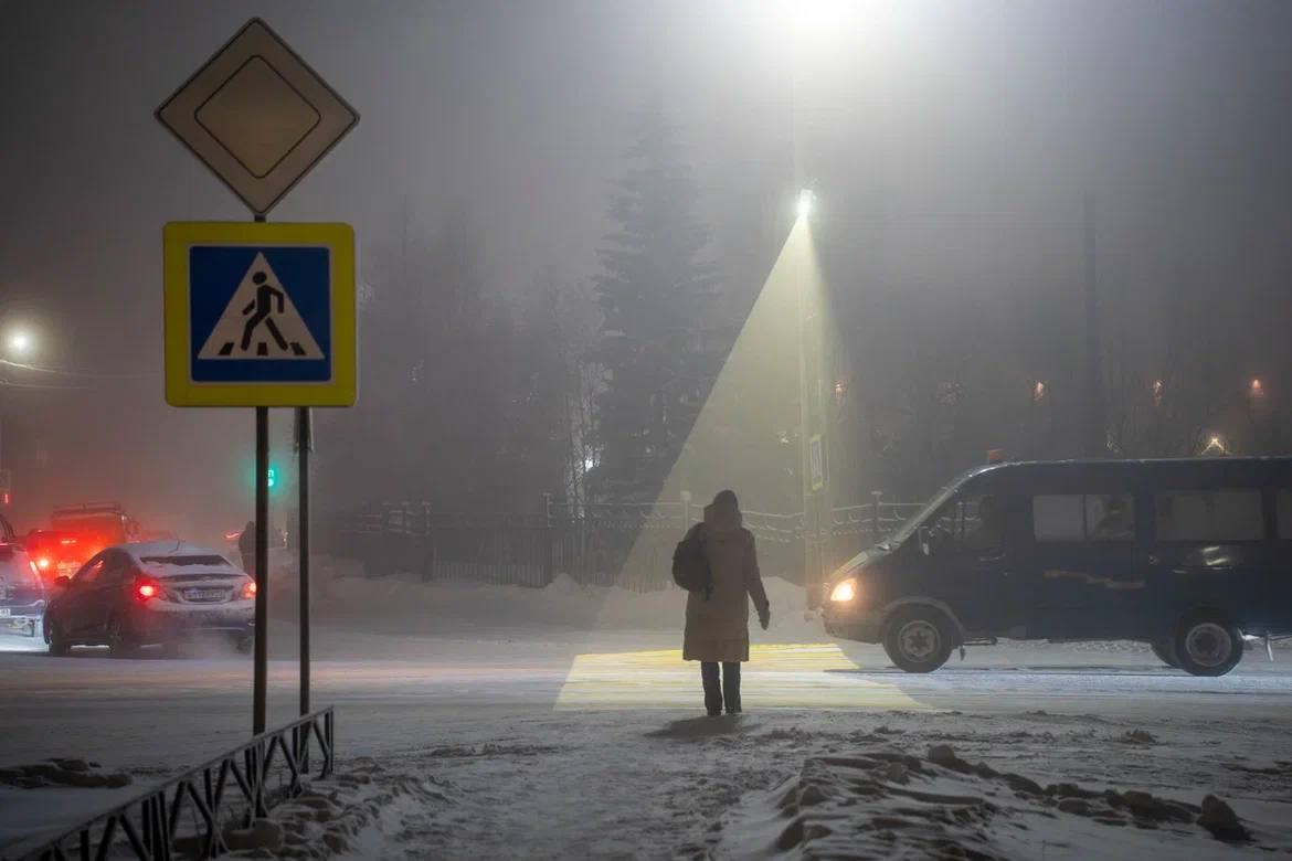 Туманные вечерние улицы Нарьян-Мара в объективе Алексея Орлова Туманные вечерние улицы Нарьян-Мара в объективе Алексея Орлова