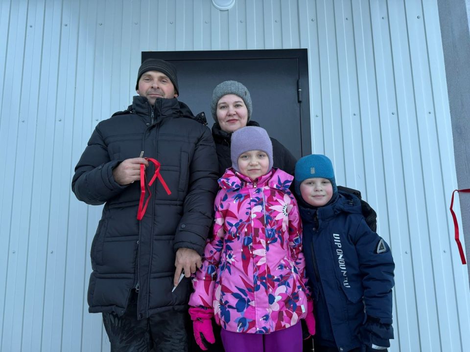 В Шойне 11 семьям вручили ключи от новых квартир