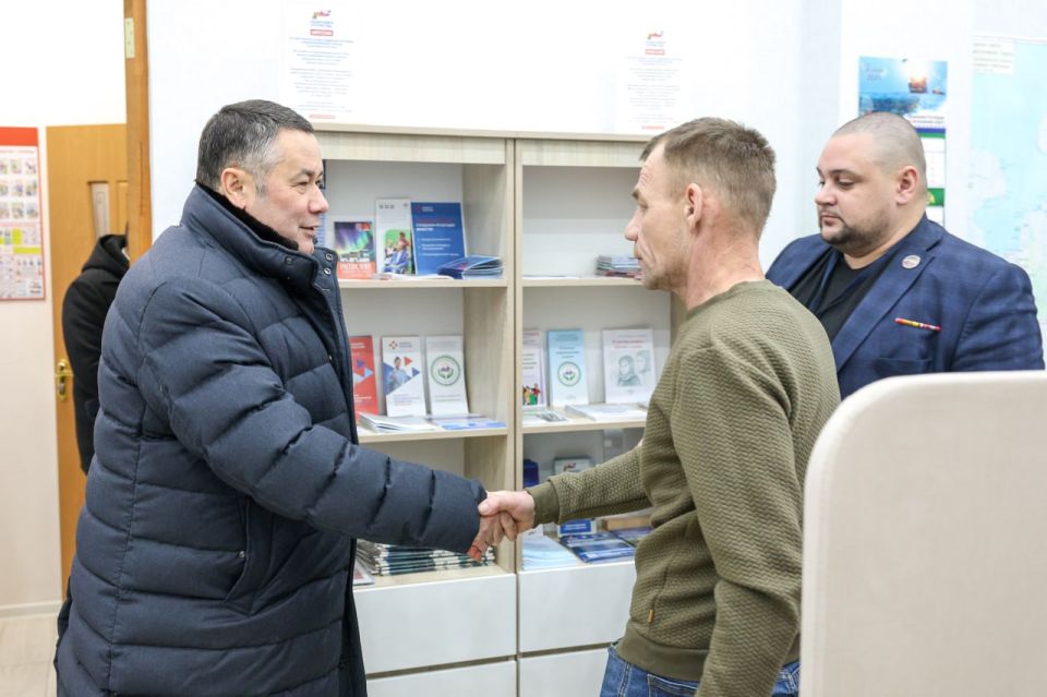 Игорь Руденя познакомился с работой филиала Госфонда «Защитники Отечества» в НАО