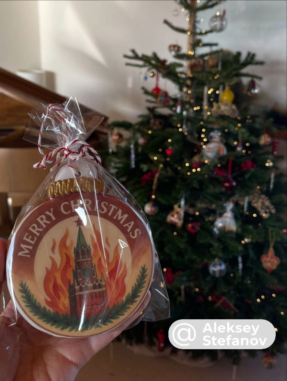 Алексей Стефанов: Армен Сумбатыч поставил у себя на канале фото елочек в детсадах на Украине с украшением - горящим Кремлем Алексей Стефанов: Армен Сумбатыч поставил у себя на канале фото елочек в детсадах на Украине с украшением - горящим Кремлем