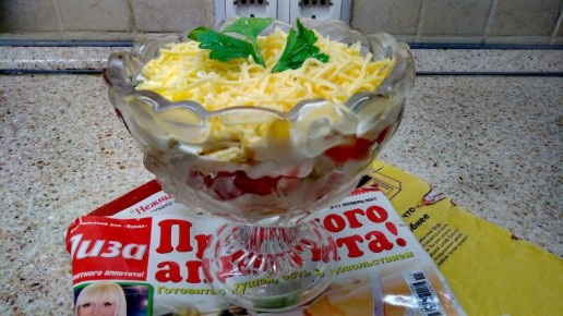 Как салат "Нежный краб" завоевал сердца гурманов