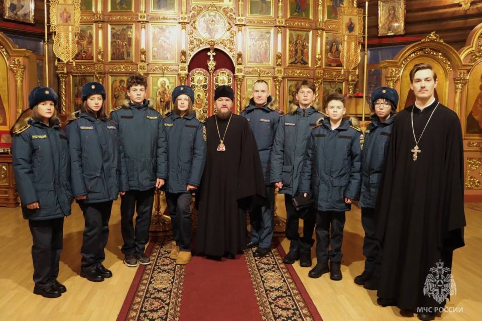 Кадеты посетили Богоявленский кафедральный собор