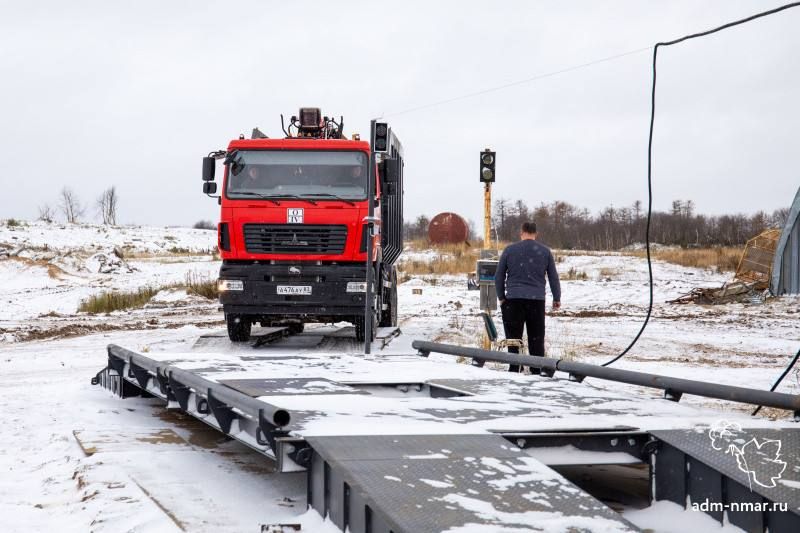 В Нарьян-Маре на полигоне ТКО введена в эксплуатацию «умная» система весового контроля