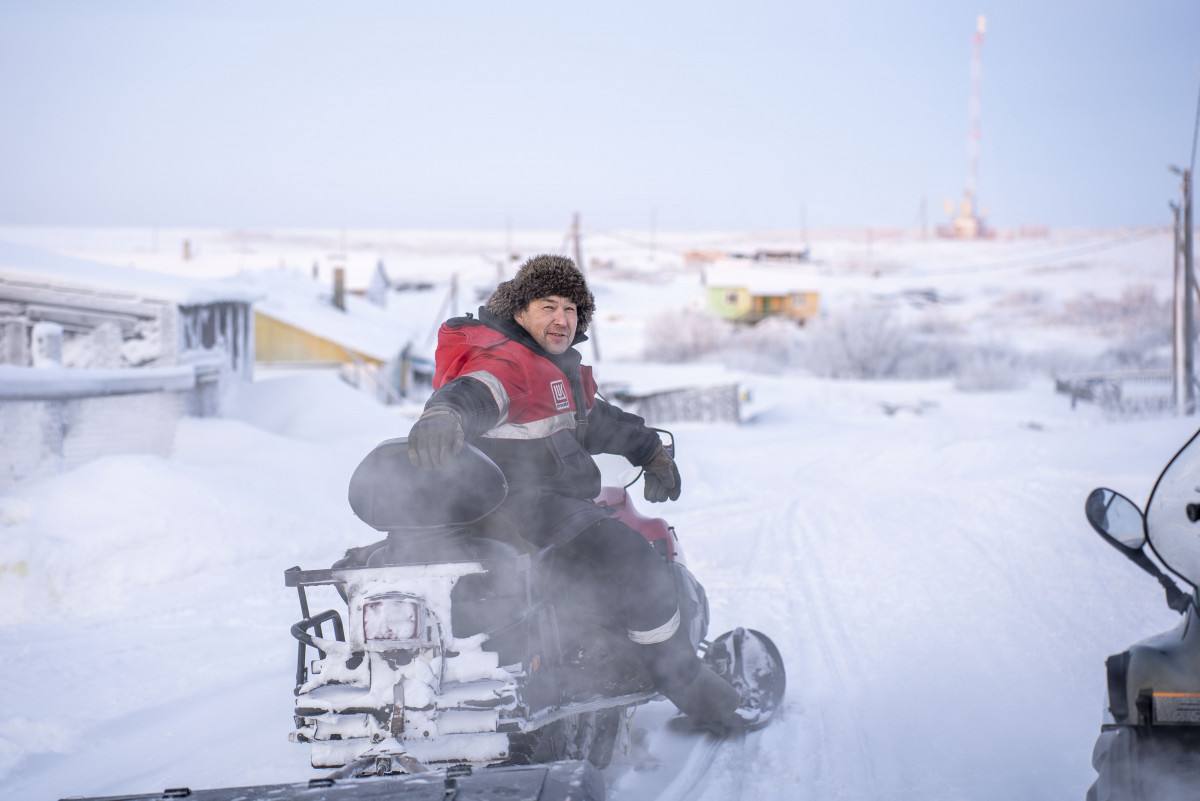 Один морозный день в Индиге