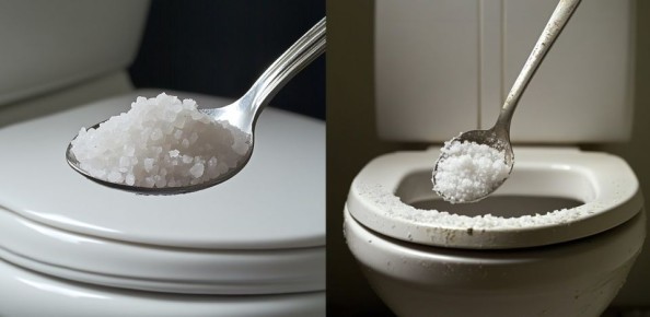 Соль и унитаз: Как простой трюк может преобразить вашу ванную комнату