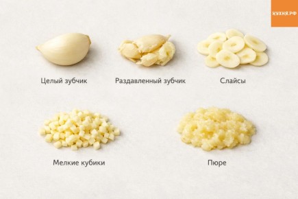 Как нож меняет характер чеснока: пять вкусов из одного зубчика