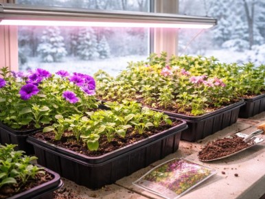 Зимний посев: секреты раннего и яркого цветения растений