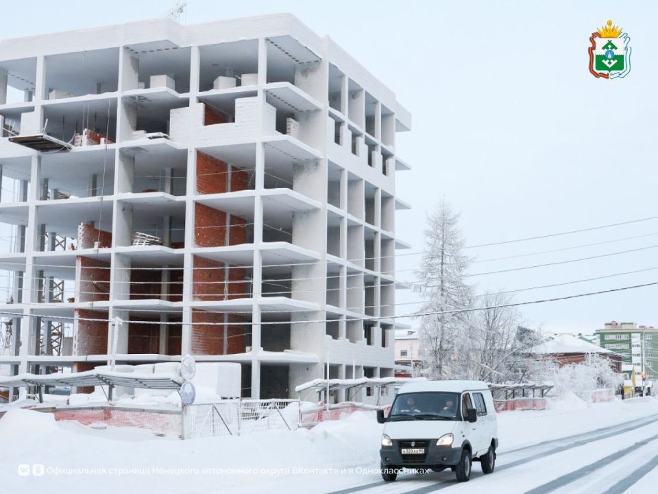 В доме на улице Полярной в Нарьян-Маре для переселенцев из аварийного жилья приобретут 24 квартиры