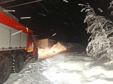 Огнеборцы ликвидировали возгорание бани