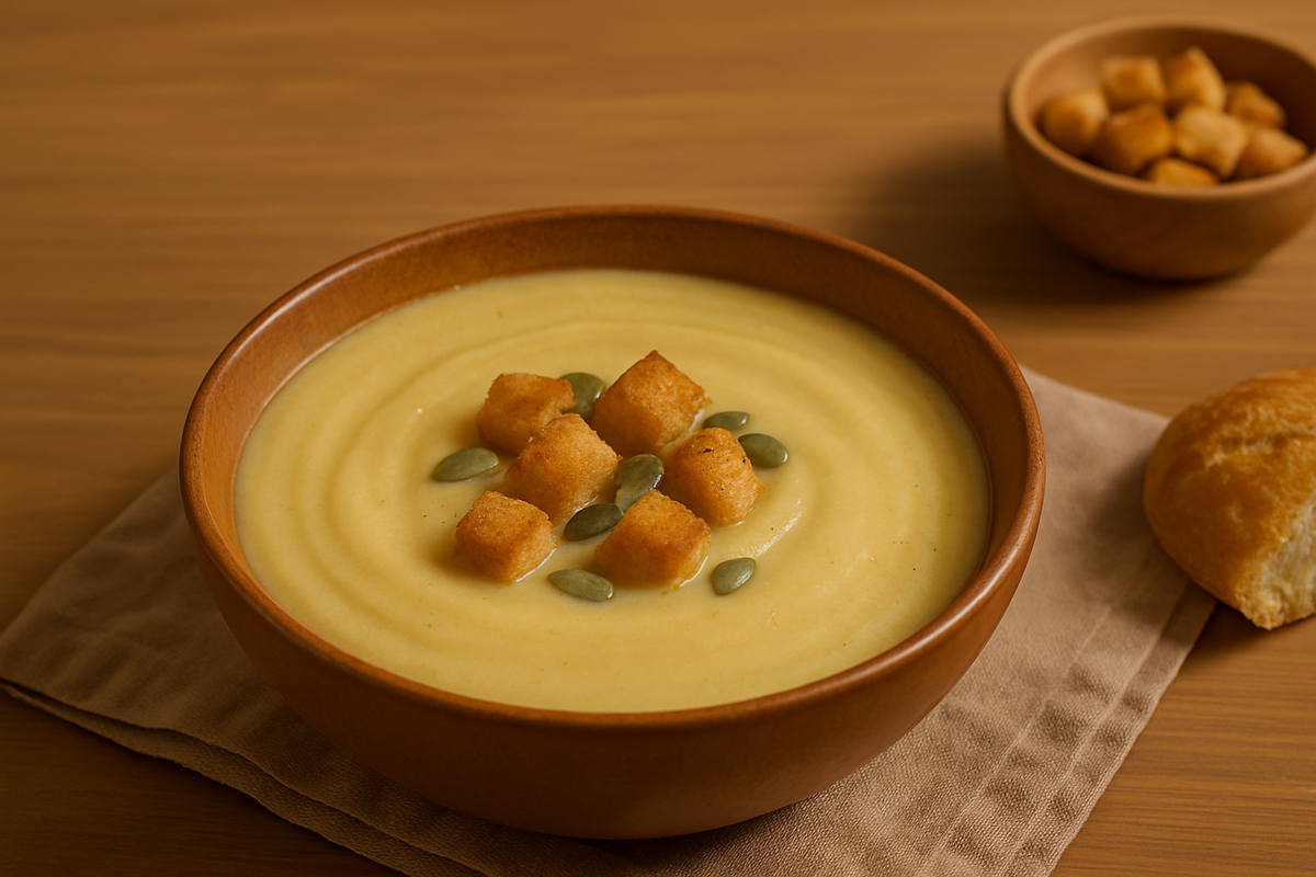 Овощной суп-пюре для всей семьи: простой и вкусный