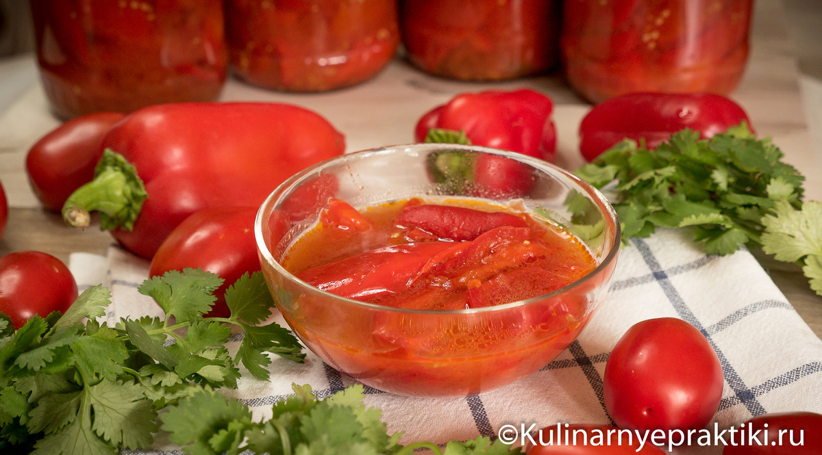 Перец с помидорами на зиму: семейный рецепт, которому нет равных