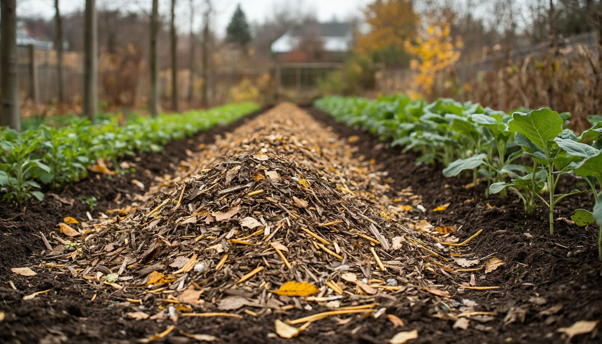 Как обойтись без затрат и превратить мусор в полезную мульчу