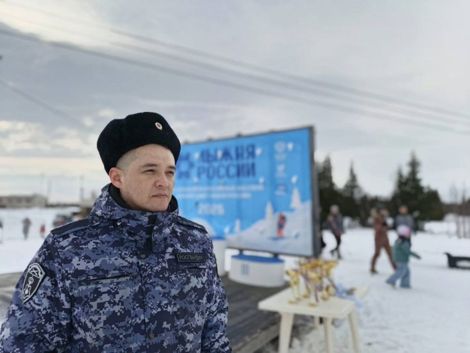 В Нарьян-Маре Росгвардия и полиция обеспечили безопасность более 750 участников гонки «Лыжня России»