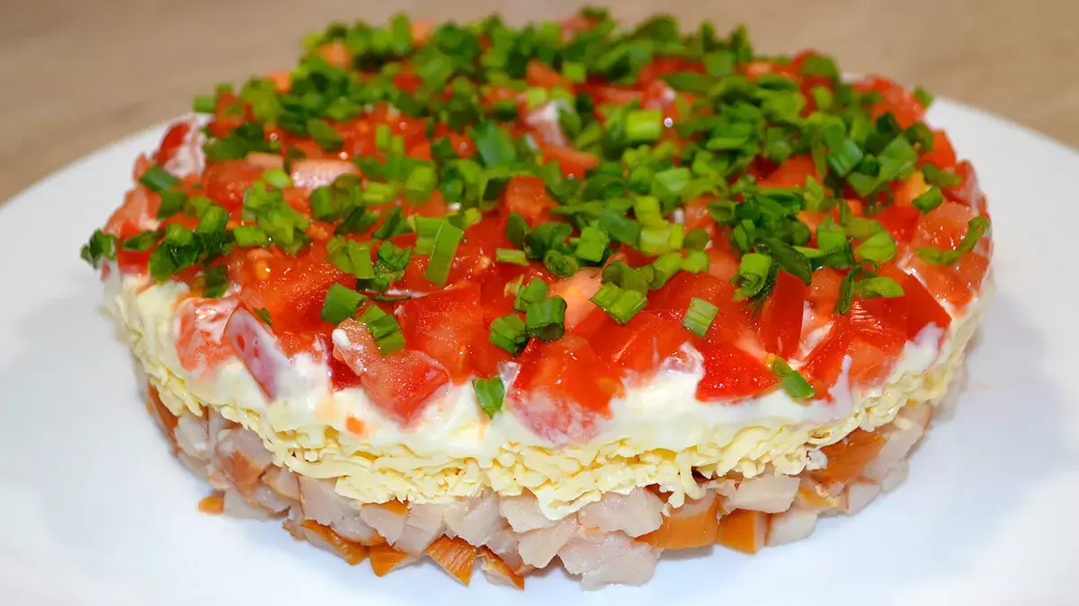 Летний салат, который украсит ваш стол