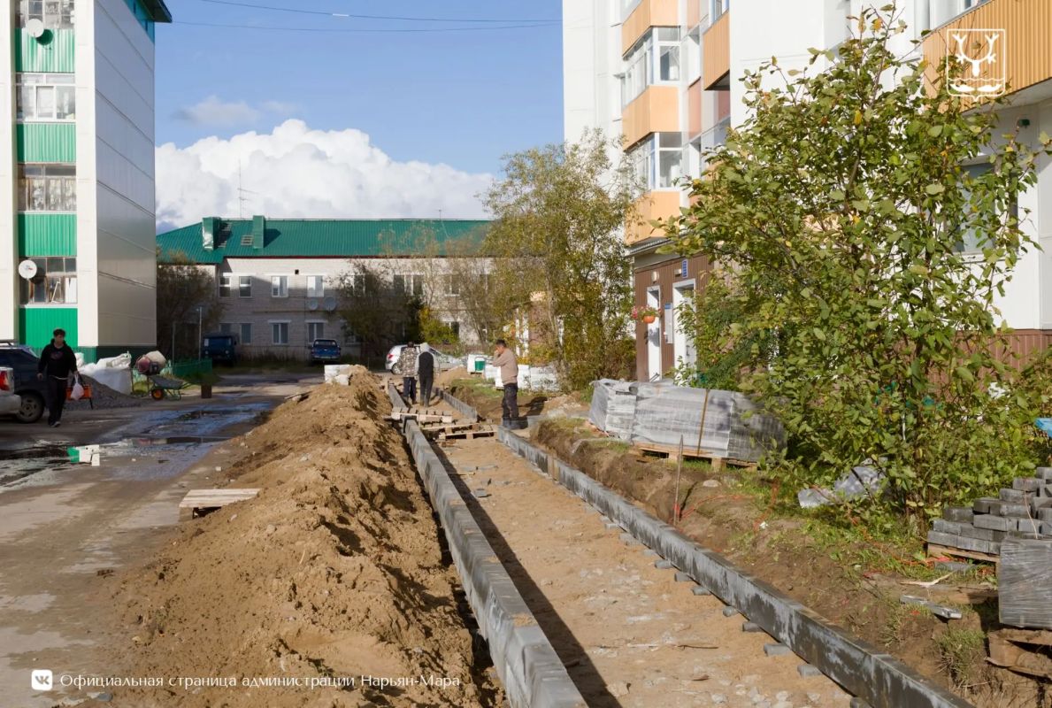 У дома № 15 на улице Меньшикова появится новый тротуар У дома № 15 на улице Меньшикова появится новый тротуар