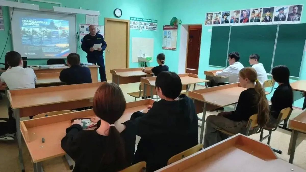 Региональные пожарные провели в школах занятия по безопасности