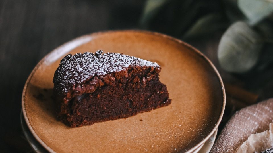 Такой шоколадный торт можно даже худеющим: в нем нет ни грамма муки