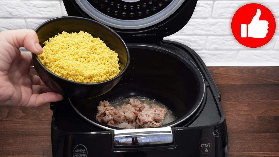 Вкусное сочетание: пшенная каша с тушенкой в мультиварке