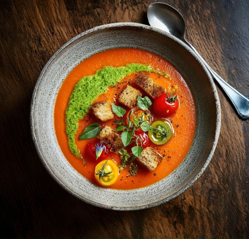 Томатный суп: простой рецепт с ярким вкусом и домашним уютом