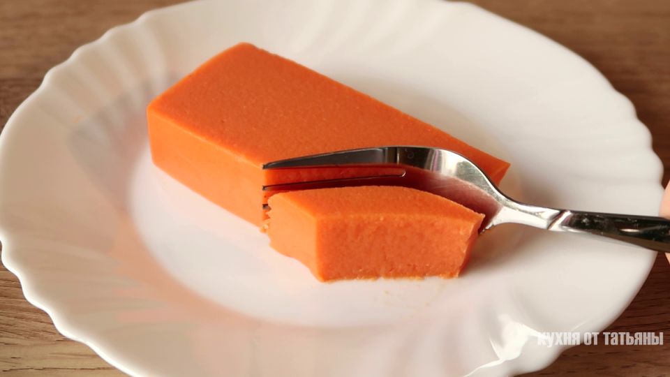 Нежный морковный пудинг без выпечки: простой рецепт на агар-агаре